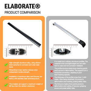 Barres transversales <span class=keywords><strong>de</strong></span> <span class=keywords><strong>toit</strong></span> en alliage d'aluminium compatibles avec divers modèles <span class=keywords><strong>de</strong></span> voitures, barres <span class=keywords><strong>de</strong></span> <span class=keywords><strong>toit</strong></span> en alliage d'aluminium, barres <span class=keywords><strong>de</strong></span> <span class=keywords><strong>toit</strong></span> - Product Image 6