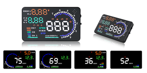 มาตรวัดหน้าปัดรถยนต์5.5นิ้ว OBD2โปรโตคอล OBDII สำหรับ A8มืออาชีพ - Product Image 3