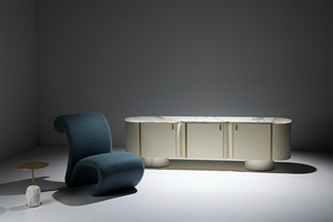 Credenza Artistica di Alta Gamma con Illuminazione LED Integrata per Soggiorni e Sale da Pranzo <span class=keywords><strong>Moderni</strong></span> - Product Image 6