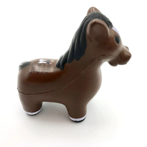 Promotional Pu Foam Horse Antistress Toy Standing Animal Style <b>Squeeze</b> Toys Customized Stress <b>Ball</b> with logo Printed - Product Image 1