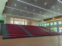 Sièges de tribune rétractables Yourease - Sièges portables pour lieux de réception intérieurs, pour le volley-ball et les événements multisports