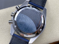 Herren-Luxus-Sportuhr mit Saphirglas, Chronograph, Edelstahlgehäuse, Gangreserveanzeige und Automatikwerk