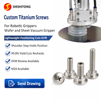 Produsen Sekrup Bahu Titanium Kustom TA2 Wide Flange Phillips Hex Socket Torx untuk Wafer Vacuum Gripper
