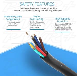 Высококачественный PWR + сверхмощный 7-контактный штекер для прицепа - Product Image 6