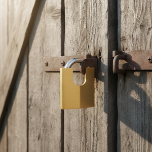 Candado de Latón Macizo Tipo D de Doble Palanca, Ecológico, Seguro, Impermeable IP65, Antirrobo, con 3 Llaves - Product Image 6