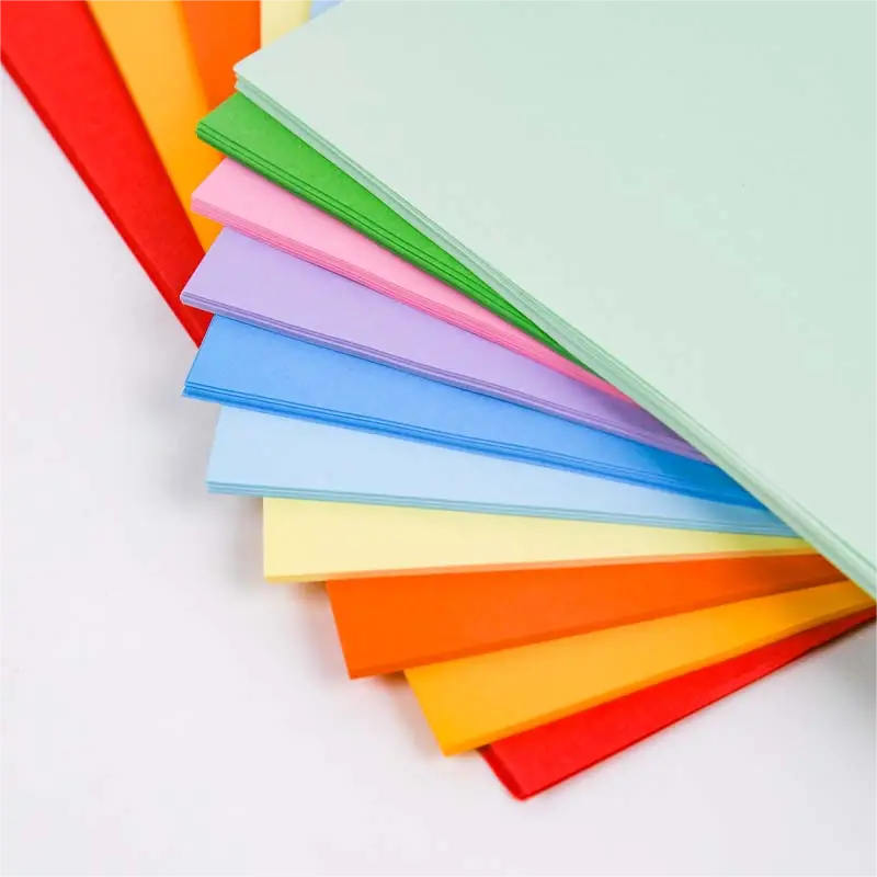 170gsm/230gsm Custom Printed Cardboard Paper Card Card Hard Color A4 Kraft Paper Sheet Color Card Paper Wholesale