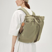 Nouveau produit Sac à dos utilitaire vintage en nylon avec logo personnalisé Unisexe Sac de voyage convertible pour l'extérieur Mignon