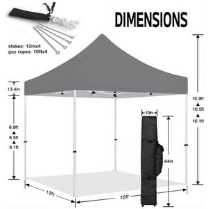 High Quality Waterproof Windproof 300D/600D Oxford Aluminum Alloy Frame <b>HD</b> Digital Printing UV Advertising Tent - Product Image 3