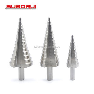 SUBORUI Jiangsu <span class=keywords><strong>mejor</strong></span> flauta recta métrica 4-12mm HSS 4241 <span class=keywords><strong>Broca</strong></span> escalonada Unibit de <span class=keywords><strong>Metal</strong></span> <span class=keywords><strong>duro</strong></span> <span class=keywords><strong>para</strong></span> <span class=keywords><strong>Metal</strong></span> aluminio - Product Image 4