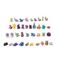 Miniaturas de Animales Impresas en 3D, Coloridas, Decorativas, Educativas para Niños, Juguetes Modelo