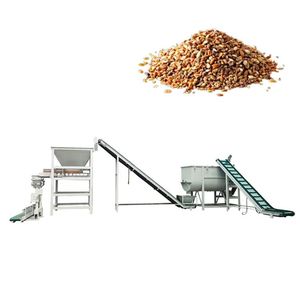 Mélangeur de poudre d'aliments pour animaux, mélangeur de céréales et de soja, ligne de pesage, de remplissage et d'emballage pour aliments de bétail et de moutons, élévateur, convoyeur à bande - Product Image 1