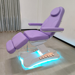 Mobilier de salon de beauté moderne table et lit de massage en cuir Pu lit de spa électrique à 3 moteurs à vendre - Product Image 4