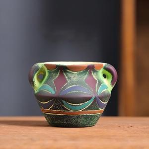 Petit pot en terre cuite pour plantes succulentes méditerranéennes, contrôle des racines, liquidation en gros - Product Image 4