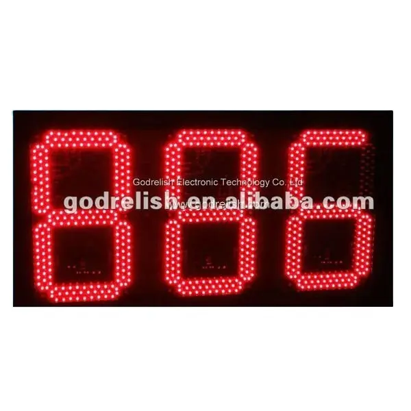 Large days led countdown timer clock Godrelish red 3 digital days countdown and count up timer