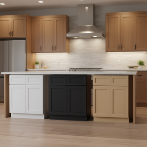 Gabinetes de cocina bajos RTA de Alliance Building Materials, modelos B33-B36, gabinete moderno de madera con 2 cajones para cocina, lavandería, hogar u oficina. - Product Image 2