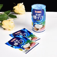 Film rétractable personnalisé pour bouteille de boisson avec logo, pour l'emballage de jus de noix de coco, étiquettes rétractables en PVC imperméables