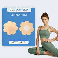 Cache-tétons OEM jetables pour femmes, 2,95 pouces, grands, en gel de silicone de qualité médicale, hypoallergéniques, ultra-fins