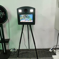 Machine de photomaton instantané pour mariage et événements, avec appareil photo reflex numérique (DSLR/SLR), écran tactile LCD et ordinateur