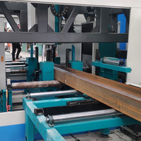Machine de perçage CNC PLC pour poutres en I et en H, avec diamètre de perçage maximal de 50 mm et alimentation 380 V