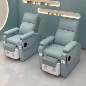 Factory Custom Color Design Electric Salon Luxury Manicure and Pedicure Chair Foot Spa Massage Chair Beauty and Nail - Product Image 3