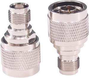 ن نوع ذكر إلى TNC أنثى RF محول محوري موصل النحاس الاتصال اقناع موصل - Product Image 1