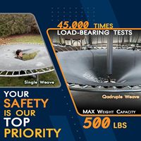 Remplacement extérieur de trampoline de tapis de saut de 14FT