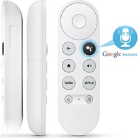 Télécommande vocale de remplacement G9N9N UNIQUEMENT pour Google Chromecast 4k Snow Streaming Media Player, correspondance requise