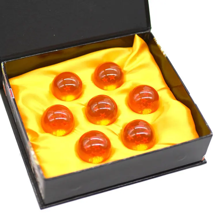 Hot Sale 3.5cm 7PCS/SET Anime Dragon Balls Z Action Figure 1 2 3 4 5 6 7 Star Crystal Ball Shenron Resin Balls Toys Kids Dolls