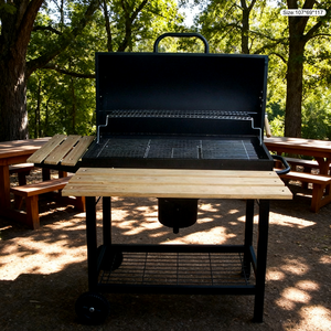 Barbecue portable, grille de barbecue, zone de barbecue et <span class=keywords><strong>piscine</strong></span>, barbecue au bois, fumoir plus léger, remorque, barbecue Kamado, barbecue au charbon de bois en plein air - Product Image 6