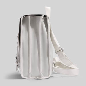 Mochila de Viaje de Cuero PU para Mujer, Gran Capacidad, Diseño Moderno, Cierre de Cremallera, Poliéster, Curva Fisiológica en la Espalda, para Exteriores - Product Image 4