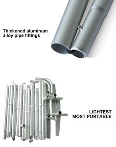 ผ้าฉากหลังแบบพับได้สำหรับงานแสดงสินค้า พร้อมขาตั้งอลูมิเนียมพิมพ์โลโก้ตามสั่ง - Product Image 4