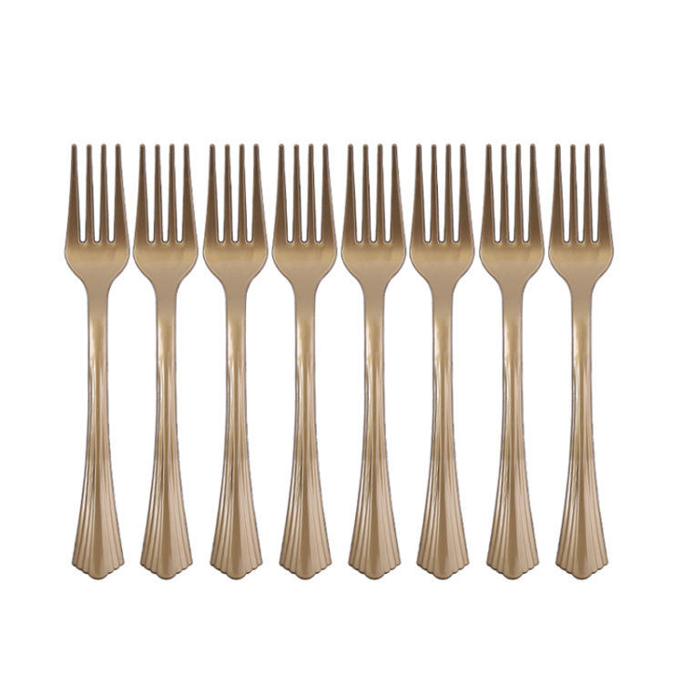 Brown fork*10pcs