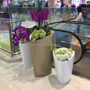 Luxe grand arbre trous planteur fleur vase pots sol moderne vaste jardinière art décoration créative résine grands pots de fleurs décor - Product Image 3