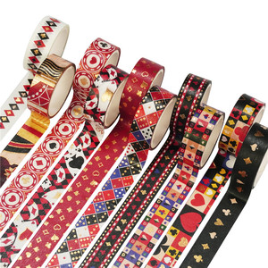 Poker <b>Playing</b> <b>Cards</b> Washi Tape 15mm x 3m Hot Stamping DIY Decorative Paper Craft Tape - Product Image 4