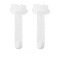 Nouveau design Chaussettes de printemps pour enfants Chaussettes mi-mollet en dentelle pour filles Chaussettes de style princesse pour bébés filles