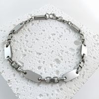 Chaîne impériale en acier inoxydable pour hommes, plaqué PVD, bracelet à maillons cubain plat fait main, ensemble de bijoux, brassard à maillons de chaîne