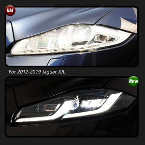 Feux avant TYPY pour Jaguar XJL 2012-2019, nouveaux feux de jour à LED de style lentille et clignotants séquentiels. - Product Image 2