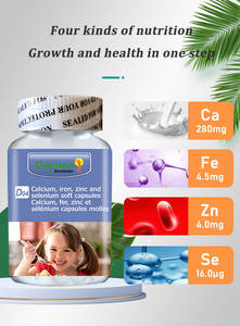 Trending Daynee calcio ferro zinco capsule sano immunità organica naturale della salute delle ossa per i bambini - Product Image 3