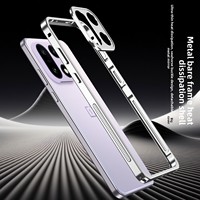 Coque de protection en métal de luxe IDEAL pour OnePlus 15, cadre en aluminium, protection de l'objectif en métal, film de protection