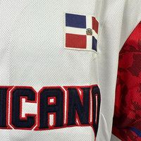 Camiseta de Béisbol de República Dominicana de Alta Calidad, Transpirable, para Deportes, Personalizada con Bordado