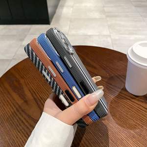 เคสโทรศัพท์มือถือ PC ลายคาร์บอนไฟเบอร์16PROMAX ใช้ได้กับ iPhone 15 14 13ดูดแม่เหล็กปุ่ม Ai - Product Image 3