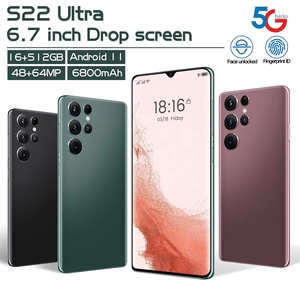 สมาร์ทโฟน <span class=keywords><strong>S22</strong></span> Ultra หน้าจอเต็มขนาด 6.9 นิ้ว ความจุ 16+<span class=keywords><strong>512GB</strong></span> ระบบปฏิบัติการ Android ปลดล็อค รองรับซิมคู่ โทรศัพท์มือถือสำหรับเล่นเกม - Product Image 6