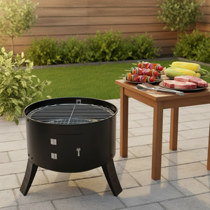 <span class=keywords><strong>Griglia</strong></span> Portatile a Carbone <span class=keywords><strong>per</strong></span> Barbecue e Affumicatore, <span class=keywords><strong>Griglia</strong></span> BBQ <span class=keywords><strong>in</strong></span> <span class=keywords><strong>Acciaio</strong></span> Resistente <span class=keywords><strong>per</strong></span> Cucina all'Aperto - Product Image 2