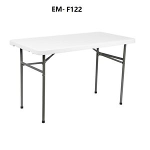 Table de jardin d'exposition portable, table rectangulaire longue en plastique, table d'étude, table de restaurant, table à <span class=keywords><strong>manger</strong></span> pour événement - Product Image 1