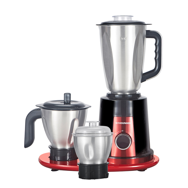 Stainless Steel Multi Jars High Speed Indian Commercial Electric Juicer Blender Mixer Grinder for Kitchen