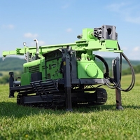 Foreuse hydraulique complète pour carottage diamanté, machine de forage de puits de 1300 m de profondeur pour l'exploitation minière