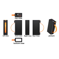 JYWD Batterie Externe Portable 60000 mAh à Charge Rapide PD100W avec Corde de Suspension pour Camping en Plein Air et Stockage d'Énergie Léger