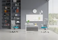 Chaise ergonomique à dossier haut entièrement en maille, 150 kg, chaise de bureau ergonomique pour adulte, siège moderne en métal, hauteur réglable
