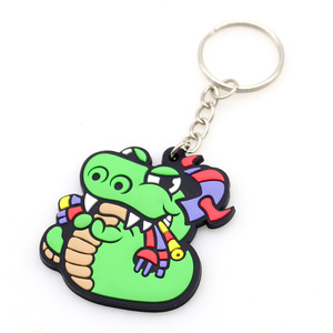 Porte-clés personnalisé 2D 3D en PVC souple fabriqué à partir de fer, métal, plastique, acrylique, cadeau promotionnel avec impression UV - Product Image 2