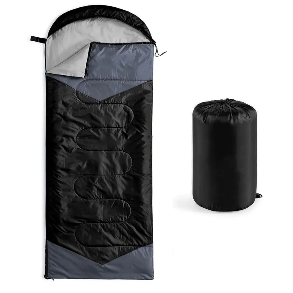 Saco de dormir de emergencia para acampar al aire libre, de alta calidad, con cordón